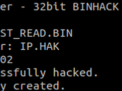 Typical binhacking