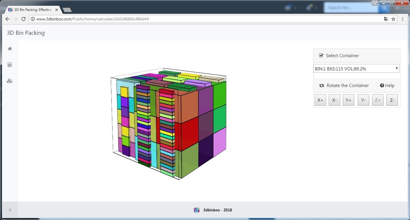 3d Bin Packing Operational Application Download Sourceforge Net