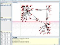 Biogranat user interface with 2D graph layout