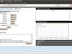 Main view with offline measurements input form.