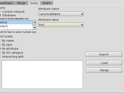 Querying networks by node attribute
