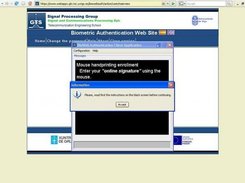 3.- The Java Web Start biometric client application
