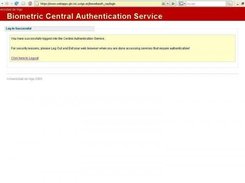 6.- Result of a successful biometric web authentication