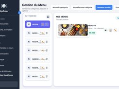 Menu Management – Categories, Products & Media