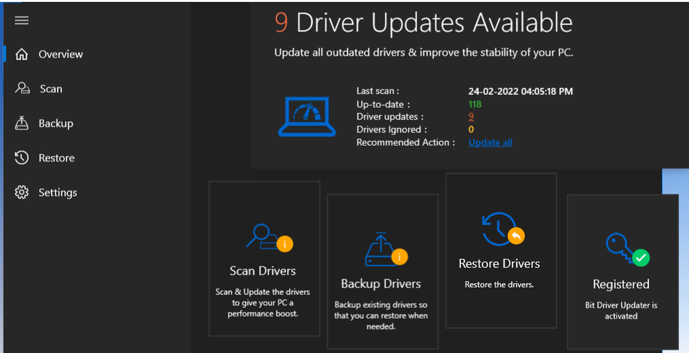 Bit Driver Updater Screenshot 1