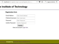 BIT Users' Registeration and Login using php and mysqli