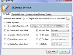 AVRdude options
