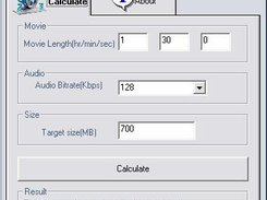 A simple Bitrate Calculator