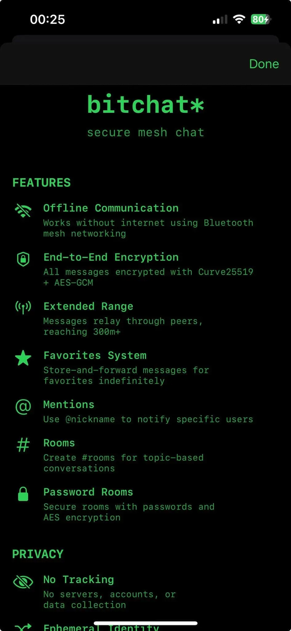 bitchat Screenshot 1