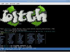 BitchX splash ANSI and channel list