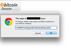 Bitcoin donation script
