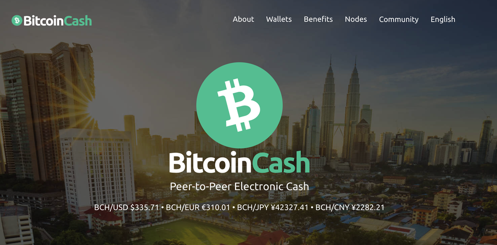 Bitcoin Cash Screenshot 1