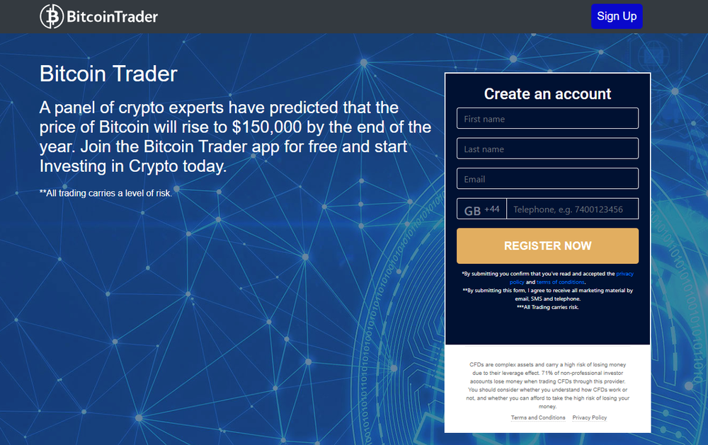 Bitcoin Trader Screenshot 1