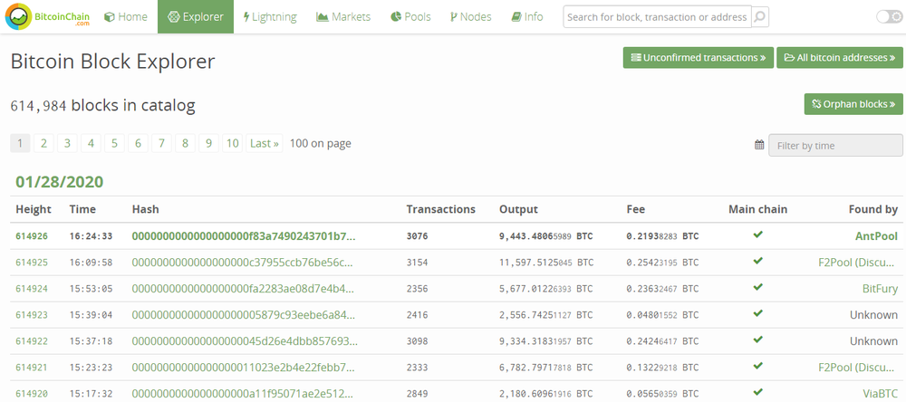 BitcoinChain.com Screenshot 1