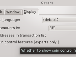 settings menu