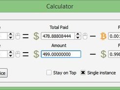 Fee calculator