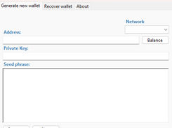 BitcoinWallet Management Screenshot 1