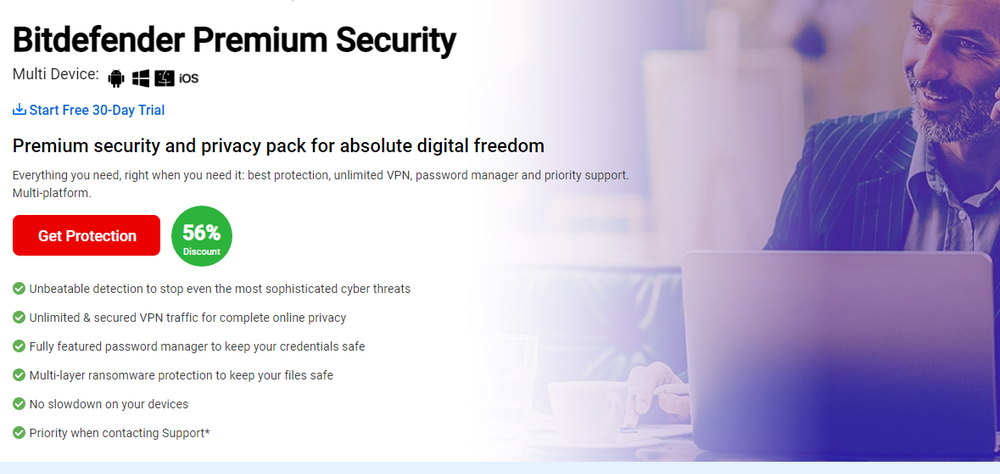 Bitdefender Premium Security Screenshot 1