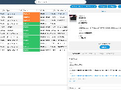 Efficiently organize and monitor your assets with our intuitive interface. The page features a grid layout with columns and rows, providing a structured overview of your assets. On the right side, a dedicated side panel offers detailed information for the selected asset, ensuring quick access to key details for seamless management.