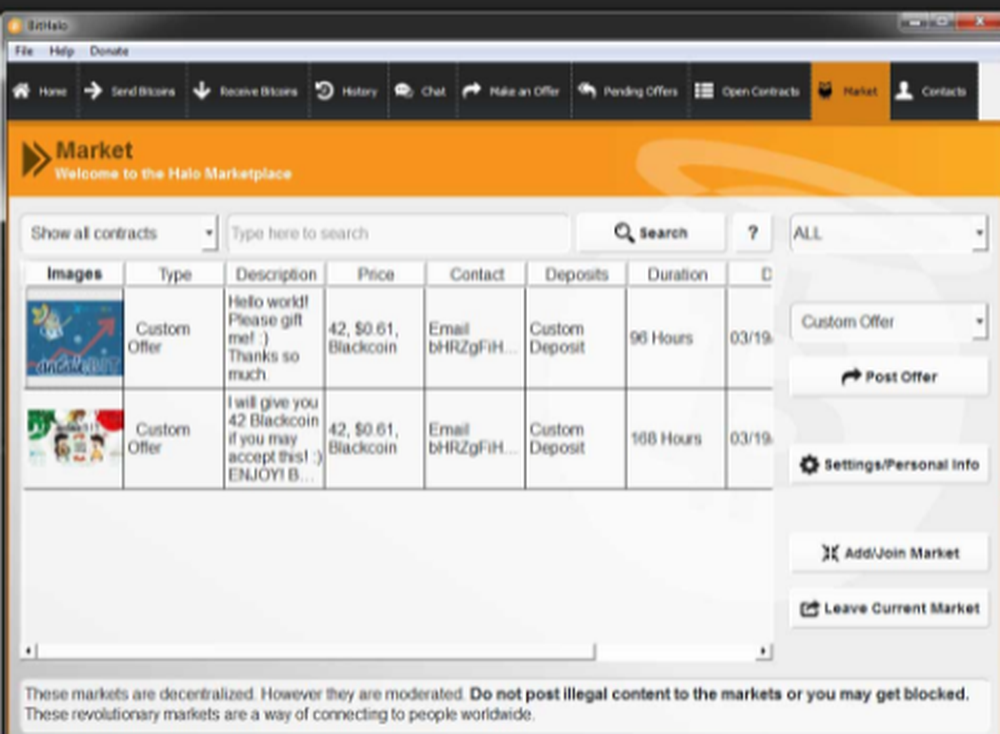 BitHalo Screenshot 1