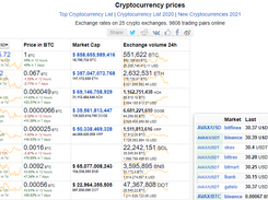 BitInfoCharts Screenshot 1