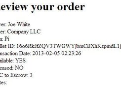 Seller review to make sure items are in escrow
