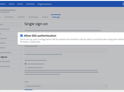 Login with SSO and easily authenticate users using the SAML 2.0 or Open ID Connect (OIDC) protocols.