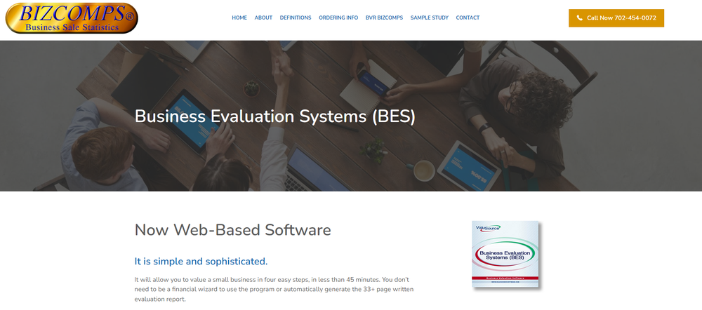 Business Evaluation System (BES) Screenshot 1