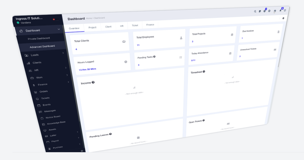 BizCRM App Screenshot 1