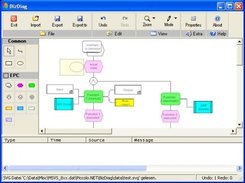 V1.2 - The application with sample diagram on 50% zoom.