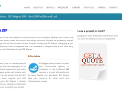 BizMagnet ERP Screenshot 1