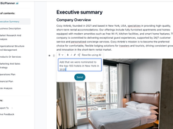 BizPlanner.AI Screenshot 1
