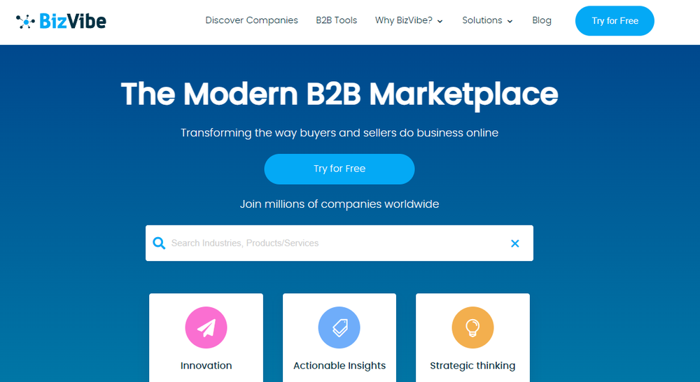 BizVibe Screenshot 1
