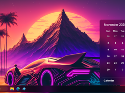 With Sidebar calendar