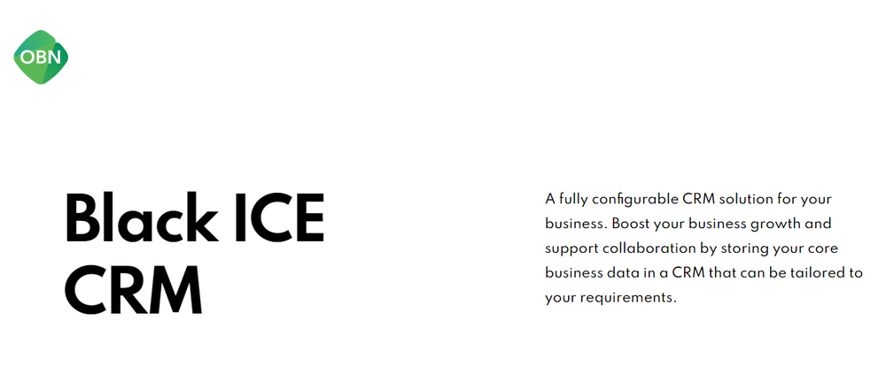 Black Ice CRM Screenshot 1