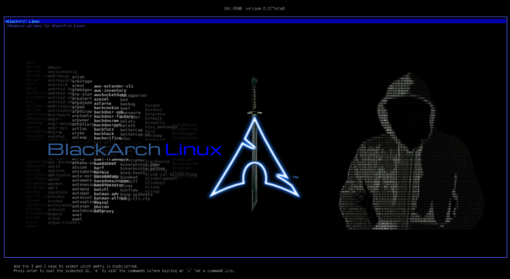 BlackArch Linux Screenshot 1