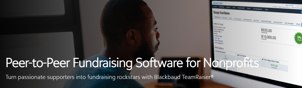 Blackbaud TeamRaiser Screenshot 1