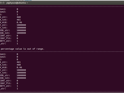 Error flag usage for "out of range" error