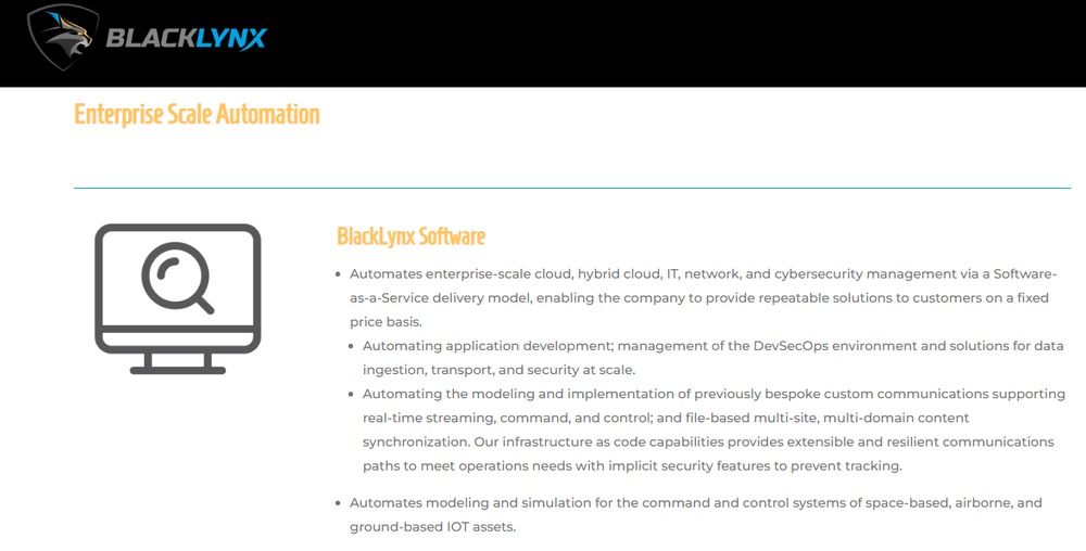 BlackLynx Accelerated Analytics Screenshot 1