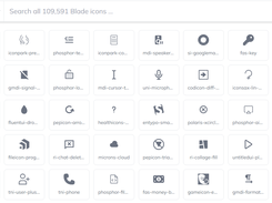 Blade Heroicons Screenshot 2
