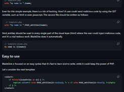 BladeOne Blade Template Engine Screenshot 1