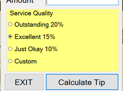 Here is the Tip Calculator Screenshot!