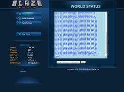 Live log screen, with command line entry