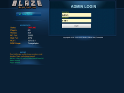 Login screen