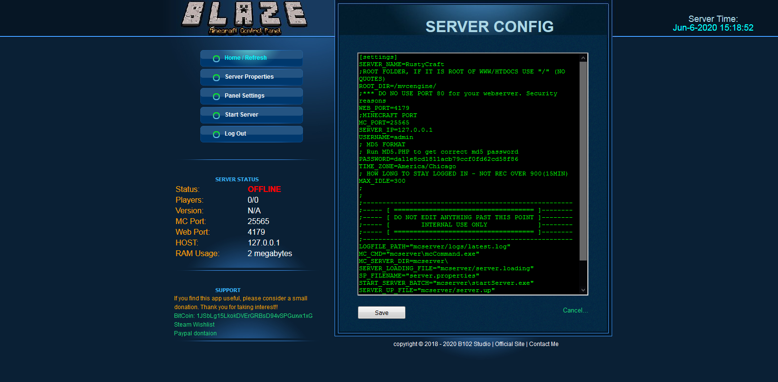 Blaze Minecraft Control Panel Download Sourceforge Net Blaze Minecraft Control Panel Download Sourceforge Net