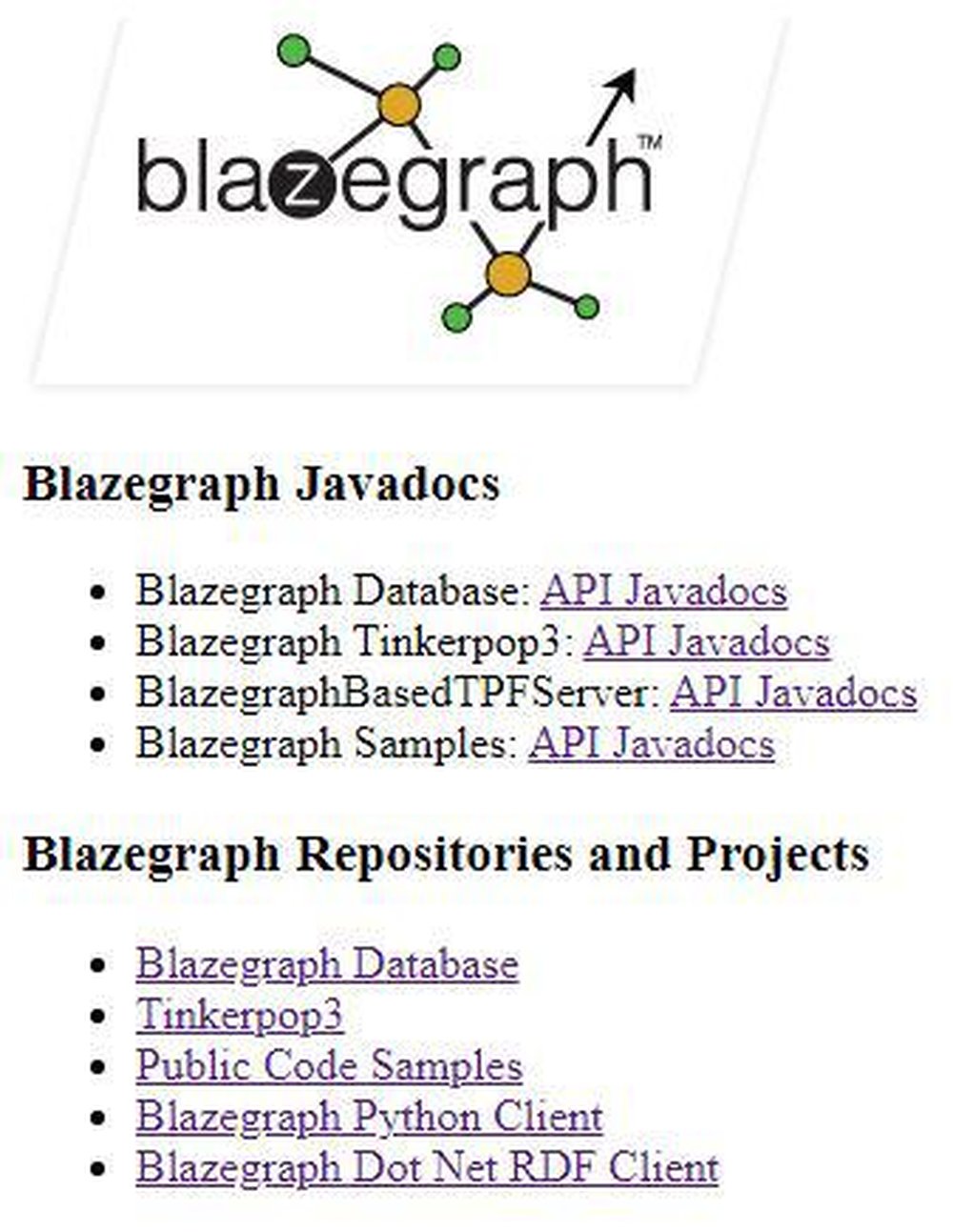 Blazegraph Screenshot 1