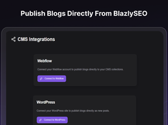 Integration with Wordpress, Webflow