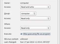 2) Change Permissions