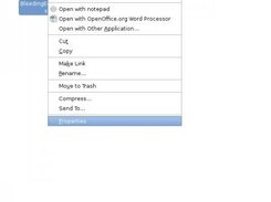 1) Right Click + Properties to Make the Script Executable