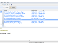 File listing
